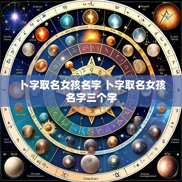 卜字取名女孩名字 卜字取名女孩名字三个字