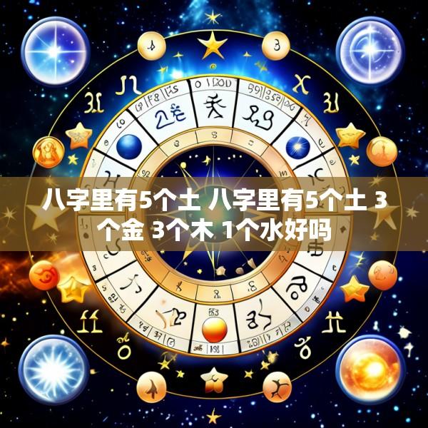八字里有5个土 八字里有5个土 3个金 3个木 1个水好吗