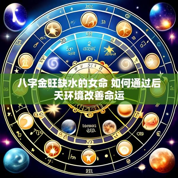 八字金旺缺水的女命 如何通过后天环境改善命运