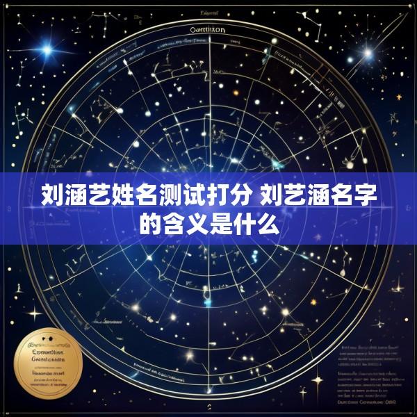 刘涵艺姓名测试打分 刘艺涵名字的含义是什么