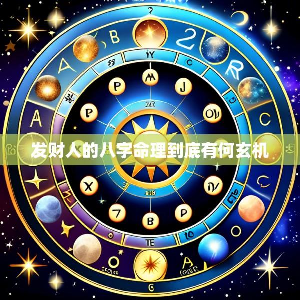 发财人的八字命理到底有何玄机