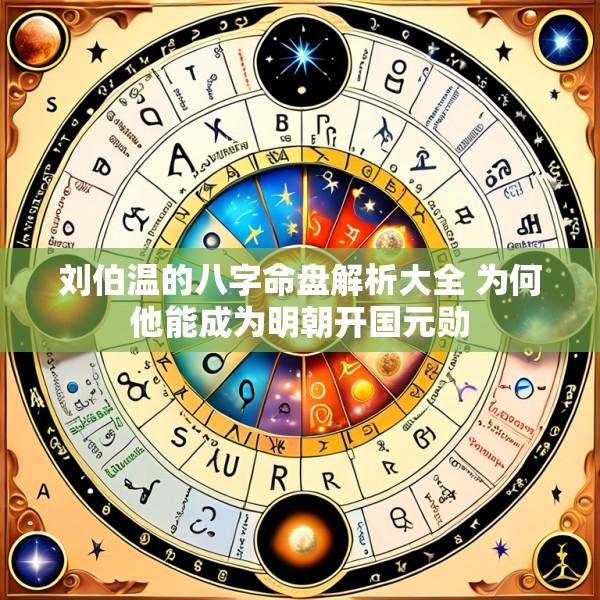 刘伯温的八字命盘解析大全 为何他能成为明朝开国元勋
