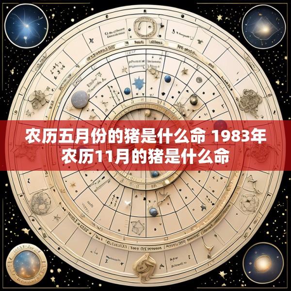 农历五月份的猪是什么命 1983年农历11月的猪是什么命