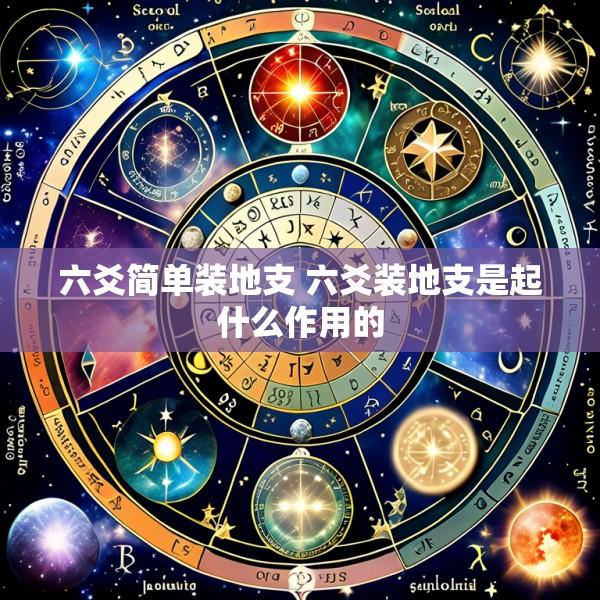 六爻简单装地支 六爻装地支是起什么作用的