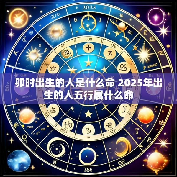 卯时出生的人是什么命 2025年出生的人五行属什么命
