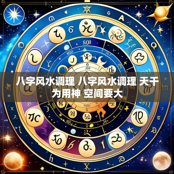 八字风水调理 八字风水调理 天干为用神 空间要大