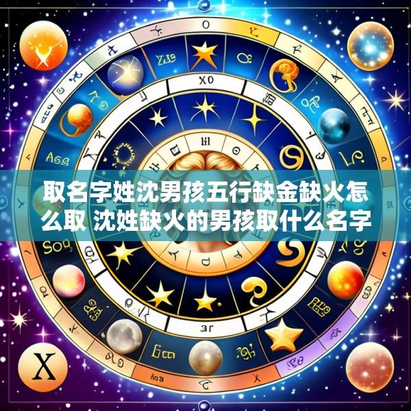 取名字姓沈男孩五行缺金缺火怎么取 沈姓缺火的男孩取什么名字好