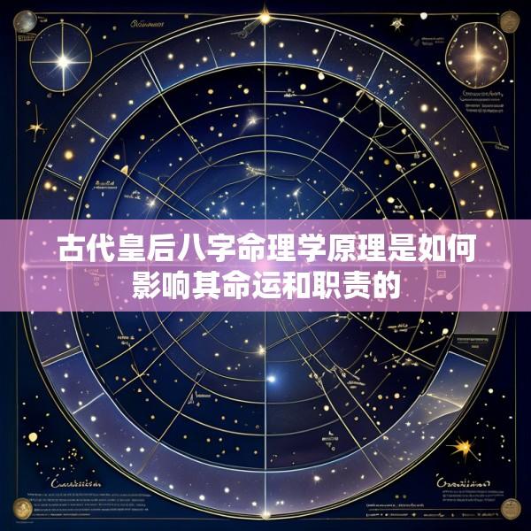 古代皇后八字命理学原理是如何影响其命运和职责的