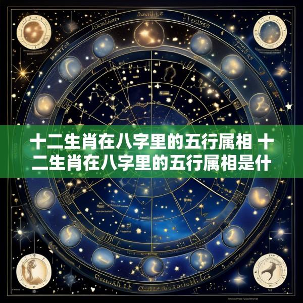 十二生肖在八字里的五行属相 十二生肖在八字里的五行属相是什么