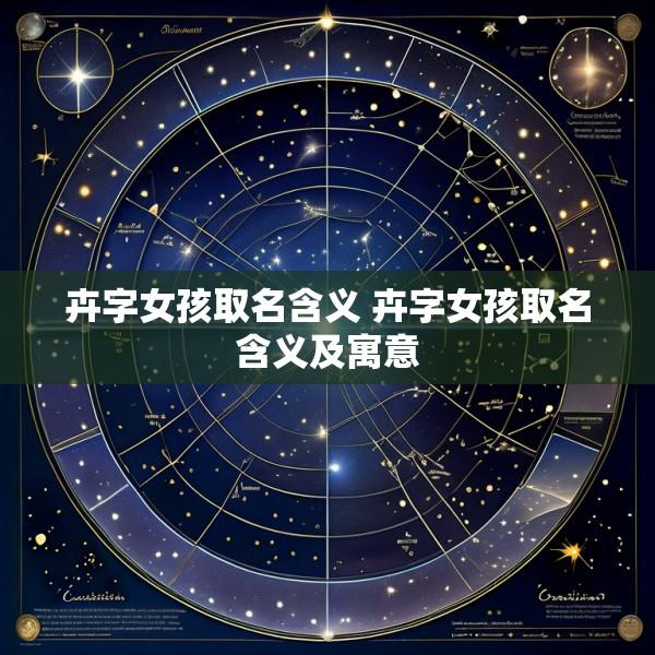卉字女孩取名含义 卉字女孩取名含义及寓意