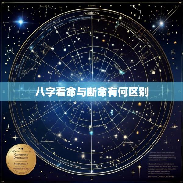 八字看命与断命有何区别