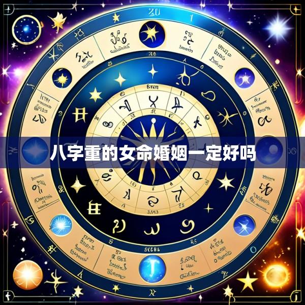 八字重的女命婚姻一定好吗