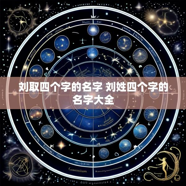 刘取四个字的名字 刘姓四个字的名字大全