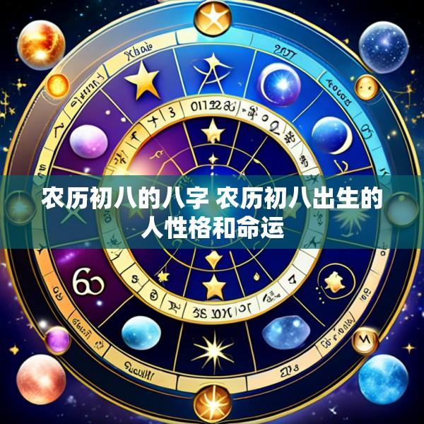农历初八的八字 农历初八出生的人性格和命运