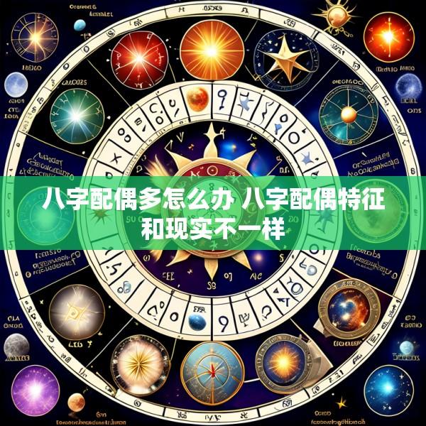 八字配偶多怎么办 八字配偶特征和现实不一样