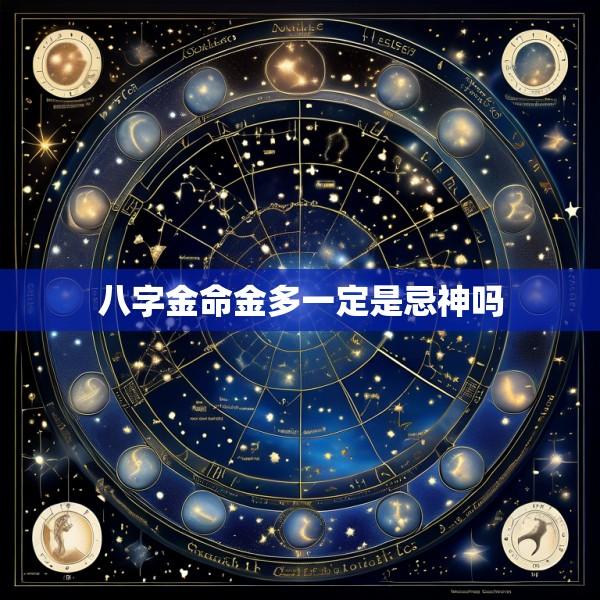 八字金命金多一定是忌神吗