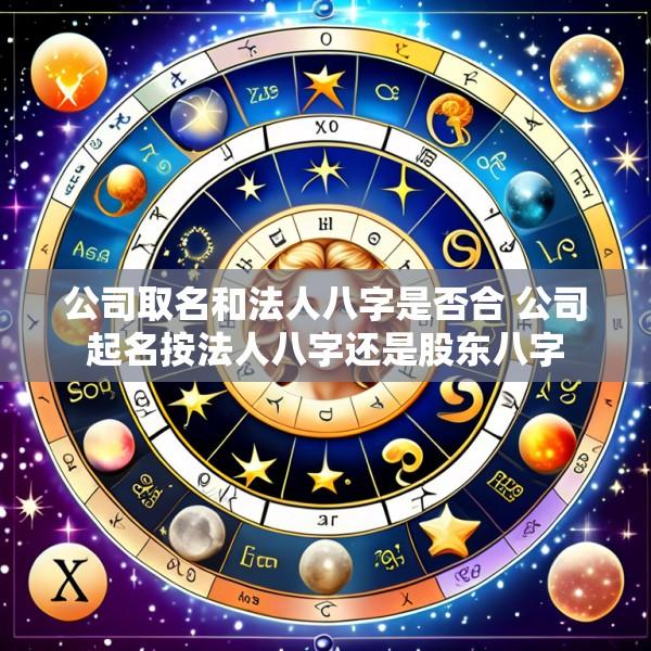 公司取名和法人八字是否合 公司起名按法人八字还是股东八字