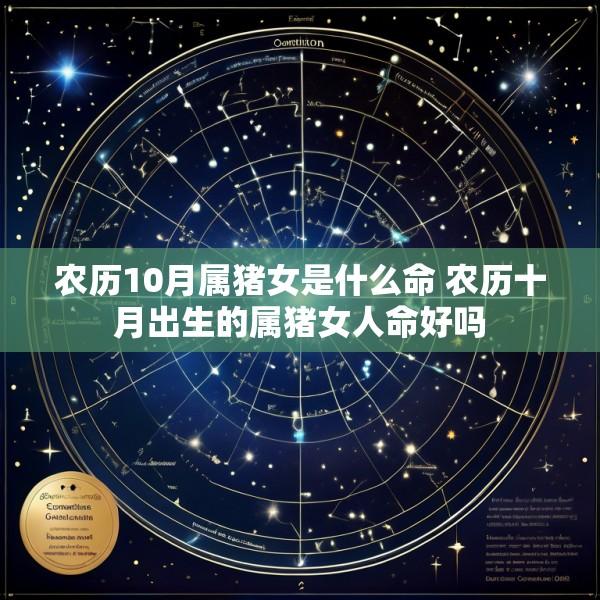 农历10月属猪女是什么命 农历十月出生的属猪女人命好吗