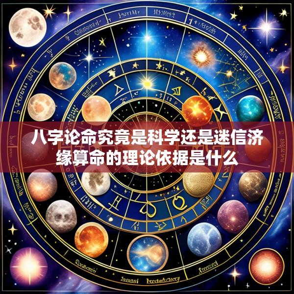 八字论命究竟是科学还是迷信济缘算命的理论依据是什么