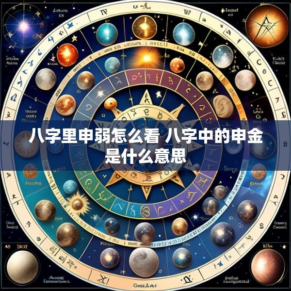 八字里申弱怎么看 八字中的申金是什么意思