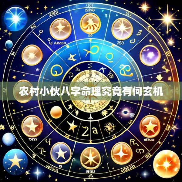 农村小伙八字命理究竟有何玄机