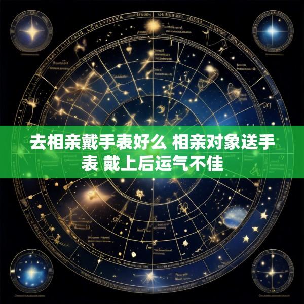 去相亲戴手表好么 相亲对象送手表 戴上后运气不佳