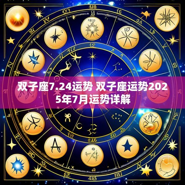 双子座7.24运势 双子座运势2025年7月运势详解