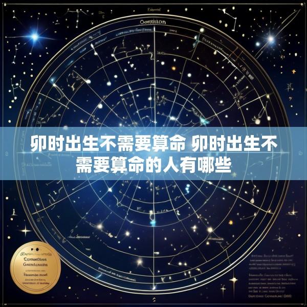 卯时出生不需要算命 卯时出生不需要算命的人有哪些
