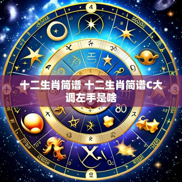 十二生肖简谱 十二生肖简谱C大调左手是啥