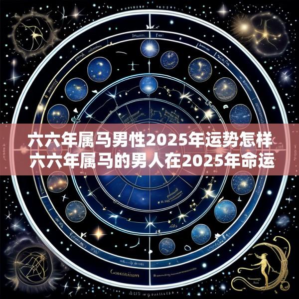六六年属马男性2025年运势怎样 六六年属马的男人在2025年命运如何