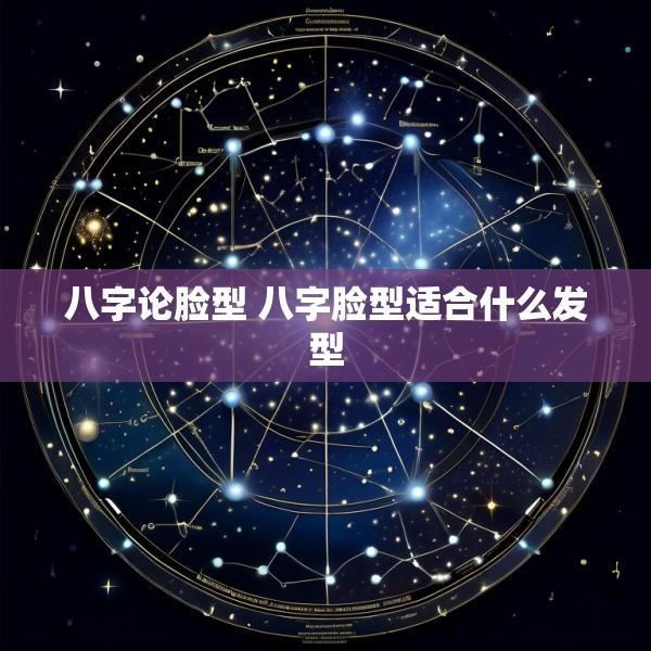 八字论脸型 八字脸型适合什么发型