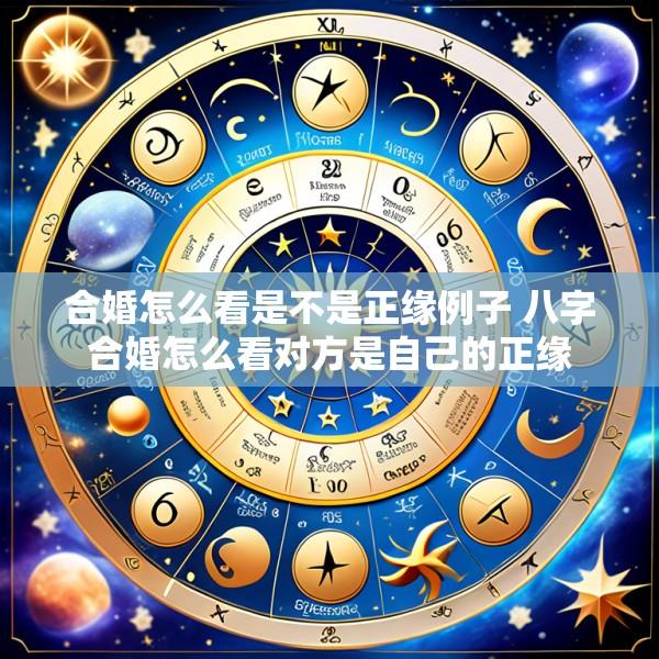 合婚怎么看是不是正缘例子 八字合婚怎么看对方是自己的正缘