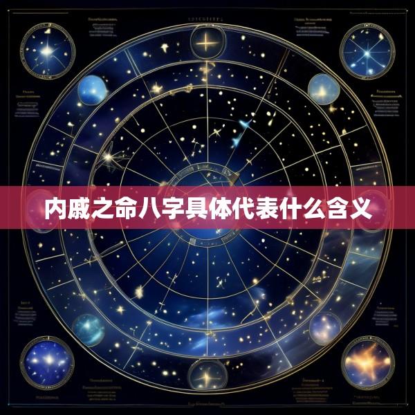 内戚之命八字具体代表什么含义
