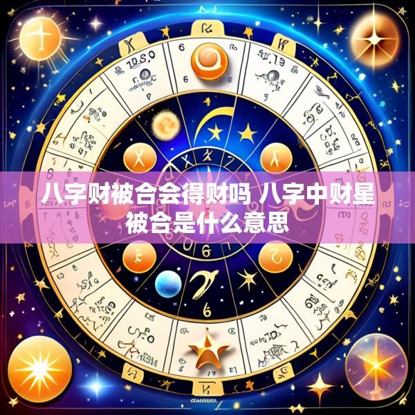 八字财被合会得财吗 八字中财星被合是什么意思