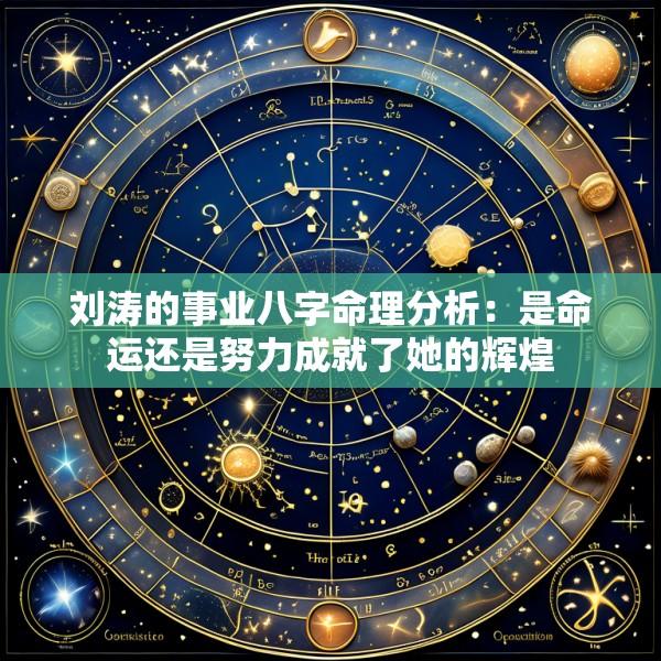 刘涛的事业八字命理分析：是命运还是努力成就了她的辉煌