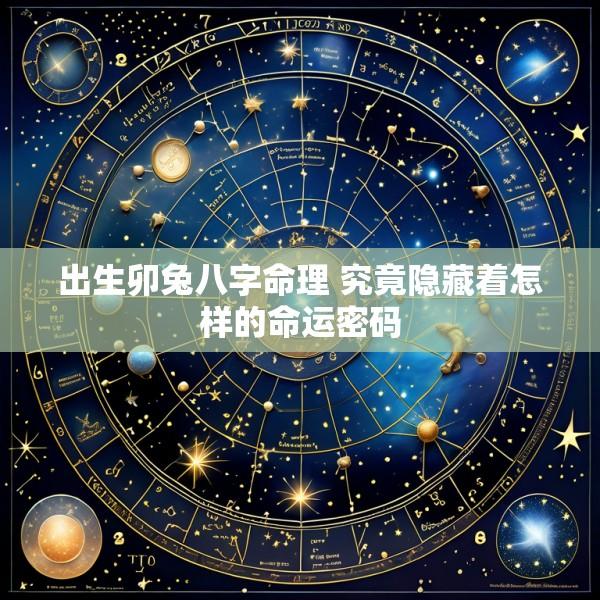 出生卯兔八字命理 究竟隐藏着怎样的命运密码