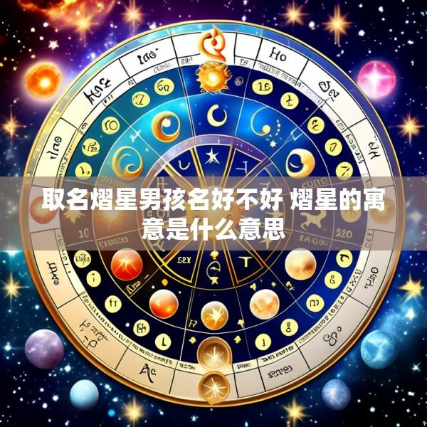取名熠星男孩名好不好 熠星的寓意是什么意思