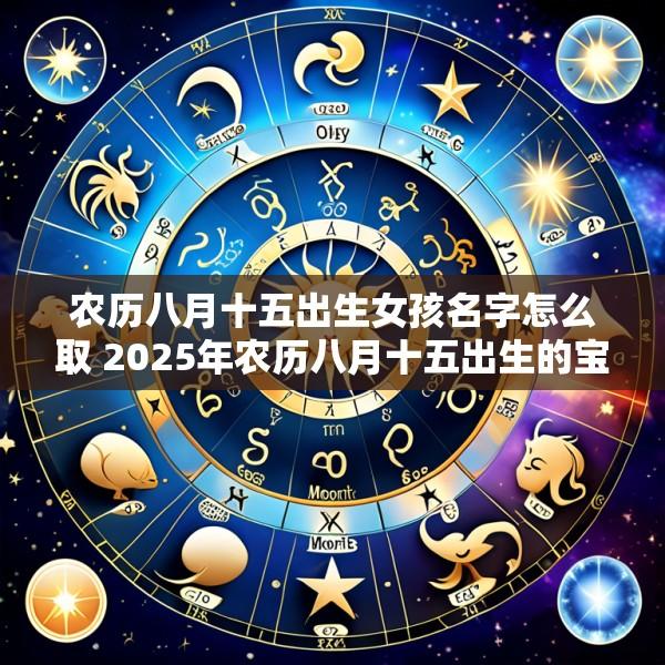 农历八月十五出生女孩名字怎么取 2025年农历八月十五出生的宝宝名字