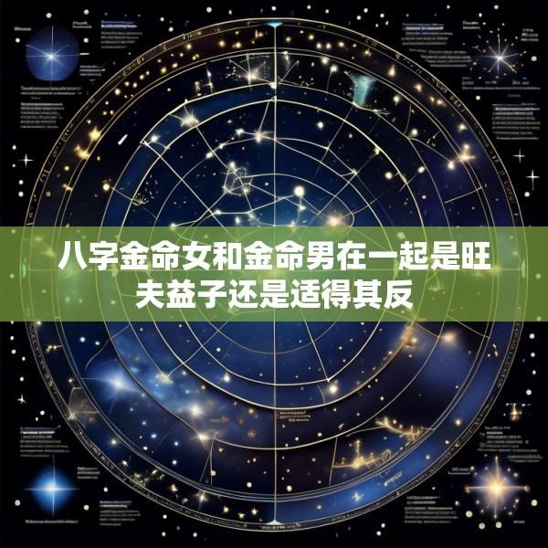 八字金命女和金命男在一起是旺夫益子还是适得其反