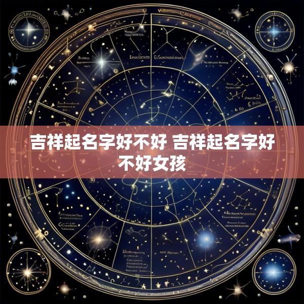 吉祥起名字好不好 吉祥起名字好不好女孩