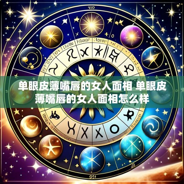 单眼皮薄嘴唇的女人面相 单眼皮薄嘴唇的女人面相怎么样