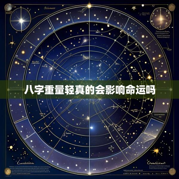 八字重量轻真的会影响命运吗