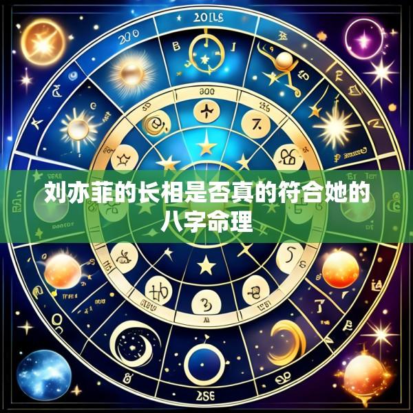 刘亦菲的长相是否真的符合她的八字命理