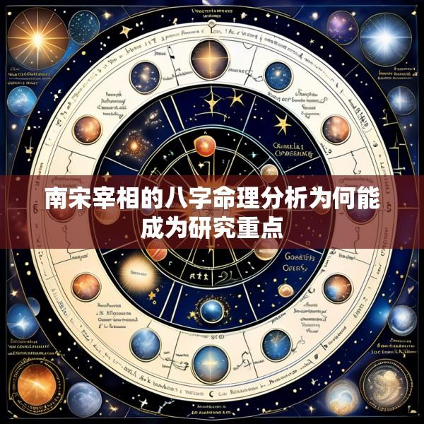 南宋宰相的八字命理分析为何能成为研究重点