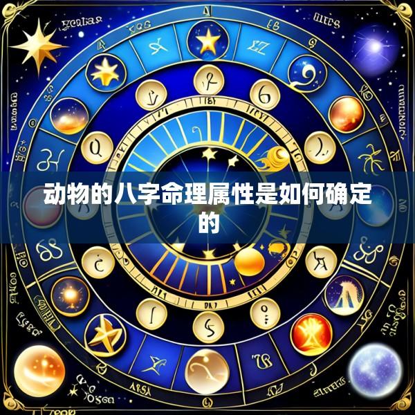 动物的八字命理属性是如何确定的
