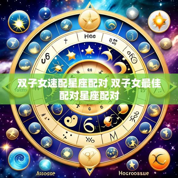双子女速配星座配对 双子女最佳配对星座配对