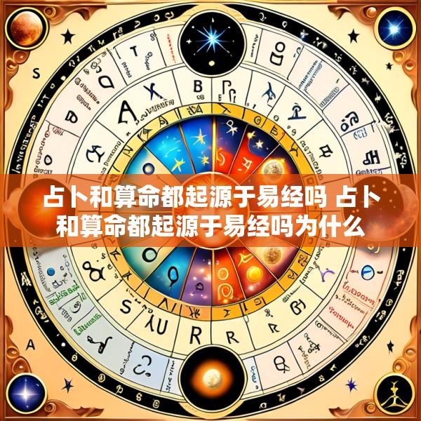 占卜和算命都起源于易经吗 占卜和算命都起源于易经吗为什么