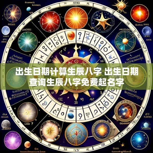 出生日期计算生辰八字 出生日期查询生辰八字免费起名字