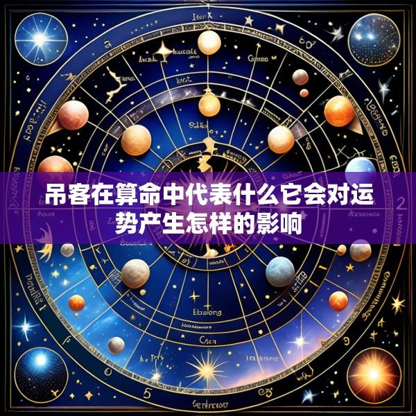 吊客在算命中代表什么它会对运势产生怎样的影响