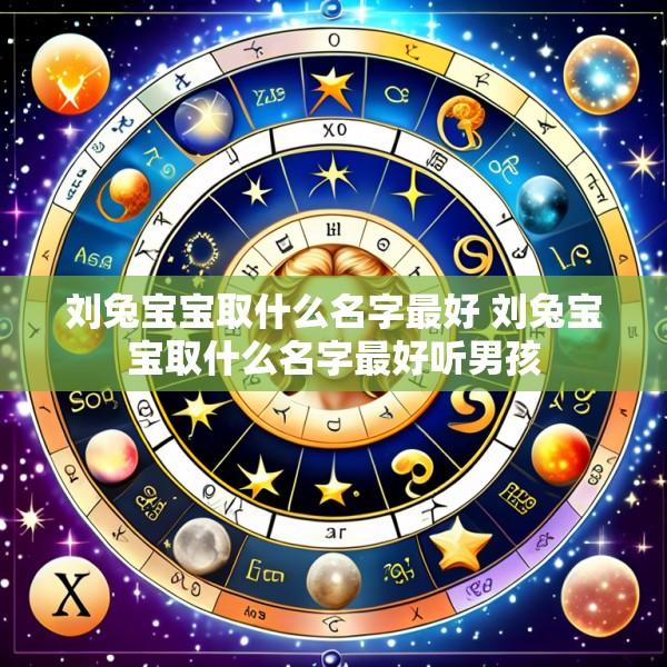 刘兔宝宝取什么名字最好 刘兔宝宝取什么名字最好听男孩